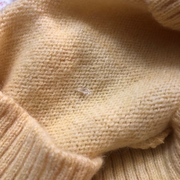 Vintage 1990s-Y2K Jantzen Pullover Vest Yellow Size Large + Bonus Vtg Scarf - Picture 12 of 14